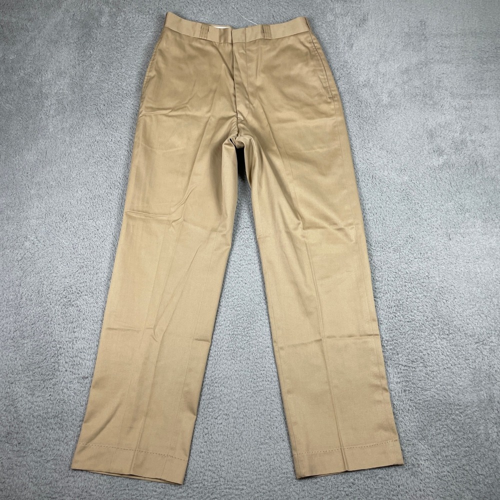 VTG US Army Class A Uniform Trousers Mens 31x32 Khaki Twill Military Issue 1977